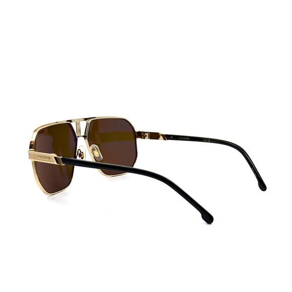 BRAND NEW CARRERA 1052/S BLACK/GOLD BROWN POLARIZED SUNGLASSES - Picture 3 of 10